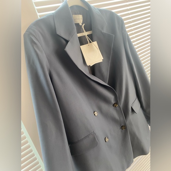 LouLou Studio Donau wool blazer - Picture 3 of 6